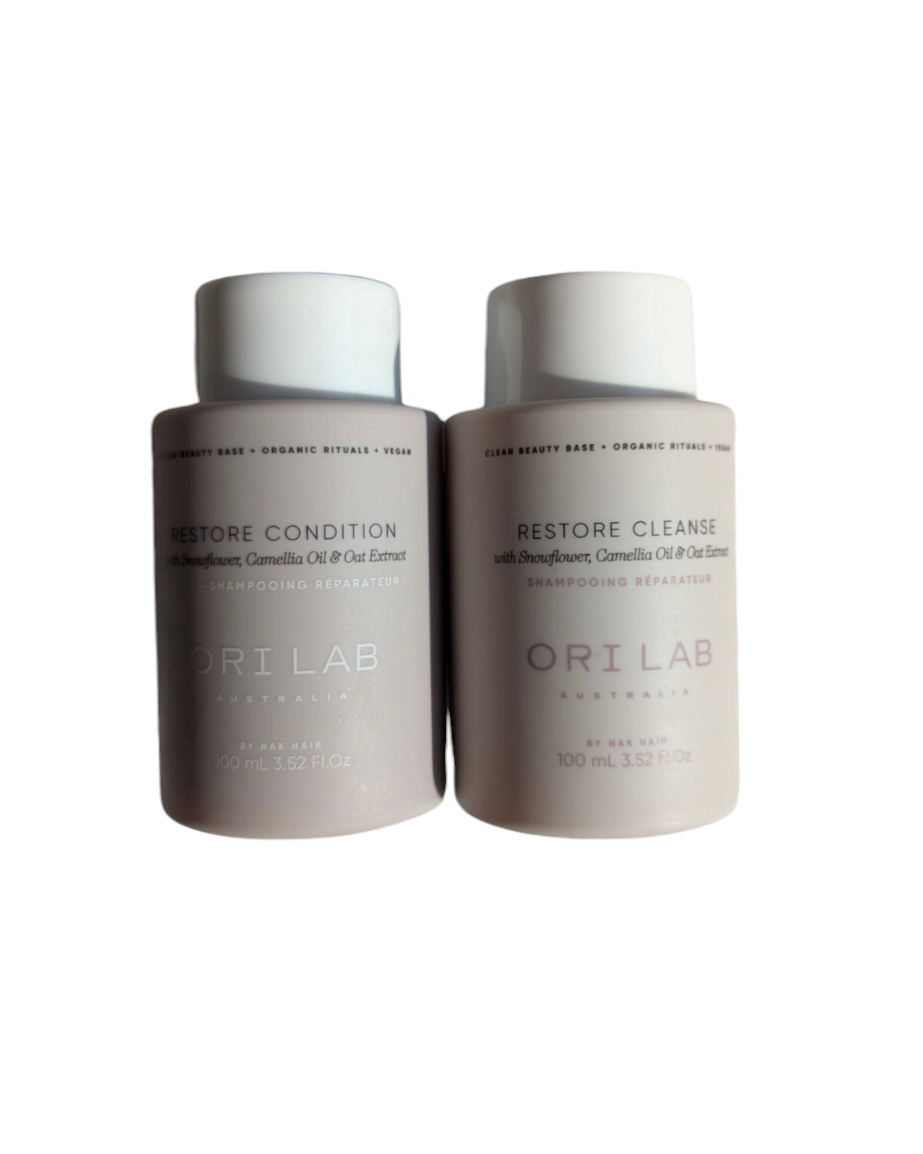 ORI LAB RESTORE ZESTAW SILNIE NAWILŻAJĄCY • SZAMPON + ODŻYWKA 100 ml