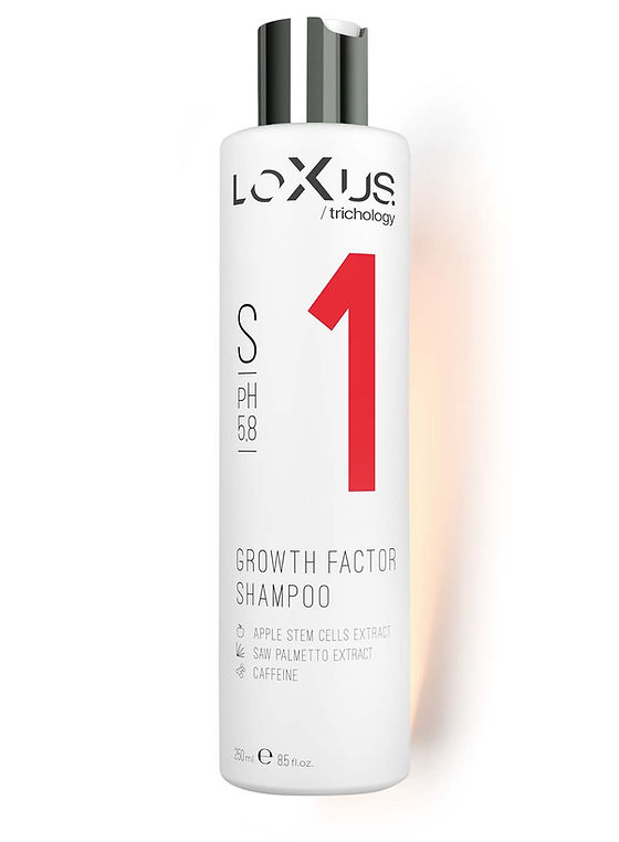 Loxus S1 Growth Factor Shampoo – szampon hamujący nadmierne wypadanie włosów