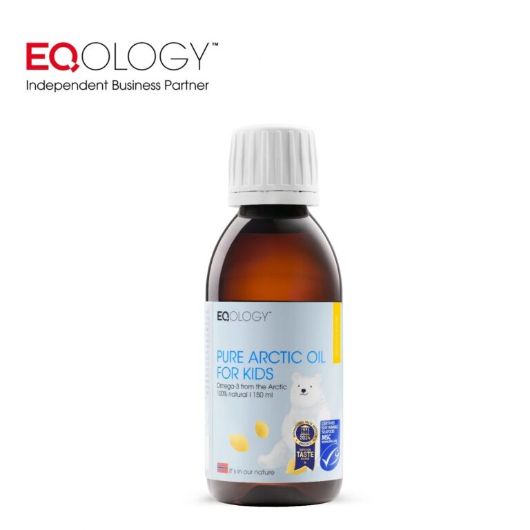 Eqology Pure Arctic Oil Omega-3 for Kids – naturalne wsparcie rozwoju i odporności dzieci 150 ml